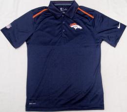 NIKE ナイキ'2014 サイドライン エリートコーチズ ポロシャツ (ドライフィット版) (紺)/Denver Broncos ( デンバー ブロンコス )
