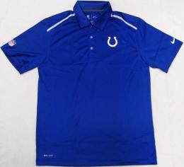 インディアナポリス コルツ グッズ ナイキ '2014 サイドライン エリートコーチズ ポロシャツ (ドライフィット版) (青)/ Indianapolis Colts