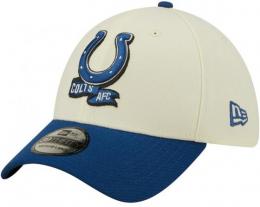 インディアナポリス コルツ ニューエラ NFL '2022 サイドライン ホーム ツートン 39 Thirty FLEX CAP(白/青)/ Indianapolis Colts