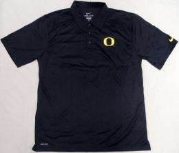 オレゴン・ダックス グッズ ナイキ '2013 サイドライン コーチズ ポロシャツ (ドライフィット版) (黒)/ Oregon Ducks