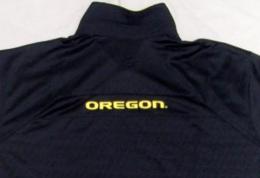 オレゴン・ダックス グッズ ナイキ '2013 サイドライン コーチズ ポロシャツ (ドライフィット版) (黒)/ Oregon Ducks