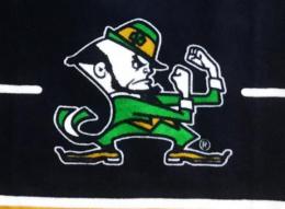 ノートルダム・ファイティングアイリッシュ グッズ 新ファイバー ビーチタオル (縦長版)/ NCAA グッズ Notre Dame Fighting Irish FIBER BEACH TOWEL