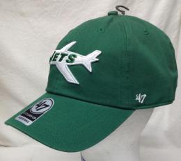 ニューヨーク ジェッツ '47BRAND ( フォーティーセブンブランド ) NFL レガシー クリーンアップ スラウチ CAP (ケリーグリーン) / New York Jets