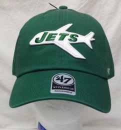 ニューヨーク ジェッツ '47BRAND ( フォーティーセブンブランド ) NFL レガシー クリーンアップ スラウチ CAP (ケリーグリーン) / New York Jets