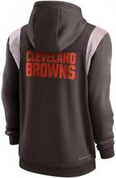 クリーブランド ブラウンズ ナイキ '22 サイドライン ルックアップ フルジップ サーマフィット パーカー (茶)/ Cleveland Browns