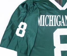 ミシガンステイト スパルタンズ グッズ ナイキ ヴィンテージ レプリカフットボールジャージ#8(グリーン)/ Michigan State Spartans