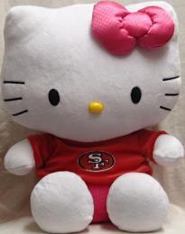 サンフランシスコ フォーティーナイナーズ グッズ ハローキティ(大)(スカーレット)/ San Francisco 49ers