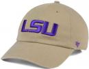 ルイジアナステイト タイガース '47BRAND ( フォーティーセブンブランド ) NCAA レガシー クリーンアップ スラウチ CAP (カーキ)※LSU文字版/ Louisiana State Tigers