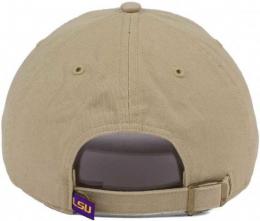 ルイジアナステイト タイガース '47BRAND ( フォーティーセブンブランド ) NCAA レガシー クリーンアップ スラウチ CAP (カーキ)※LSU文字版/ Louisiana State Tigers