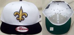 NEW ERA / NewEra ( ニューエラ ) NFL '12 ホワイト トップ 9FIFTY SnapBack CAP/NewOrleans Saints ( ニューオリンズ セインツ )