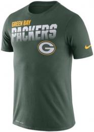 グリーンベイ・パッカーズ グッズ ナイキ サイドライン スクリメージ ドライフィット Tシャツ (緑)/ Green Bay Packers