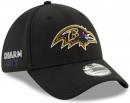 ボルチモア・レイブンズ グッズ ニューエラ NFL '20 サイドライン ドラフト 39 Thirty FLEX CAP / Baltimore Ravens