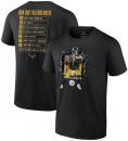 ベン・ロスリスバーガー ピッツバーグ スティーラーズ グッズ ファナティクス 引退記念 スタッツ両面Tシャツ(黒) / Ben Roethlisberger Pittsburgh Steelers