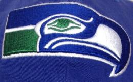 シアトル・シーホークス グッズ '47BRAND ( フォーティーセブンブランド ) NFL レガシー クリーンアップ スラウチ CAP (青) / Seattle Seahawks