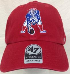 ニューイングランド・ペイトリオッツ グッズ '47BRAND ( フォーティーセブンブランド ) NFL レガシー クリーンアップ スラウチ CAP (赤) / New England Patriots