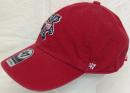 ウィスコンシン・バジャーズ グッズ '47BRAND ( フォーティーセブンブランド ) NCAA レガシー クリーンアップ スラウチ CAP (赤) / Wisconsin Badgers