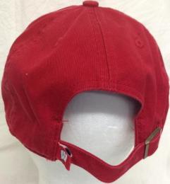 ウィスコンシン・バジャーズ グッズ '47BRAND ( フォーティーセブンブランド ) NCAA レガシー クリーンアップ スラウチ CAP (赤) / Wisconsin Badgers