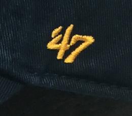 カリフォルニア・ゴールデンベアーズ '47BRAND ( フォーティーセブンブランド ) NCAA レガシー クリーンアップ スラウチ CAP (紺) / California Golden Bears ( Cal )