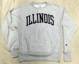 イリノイ ファイティング イリニ チャンピオン アーチ リバースウィーブ トレーナー (グレー) (スウェット地)/ Illinois Fighting Illini