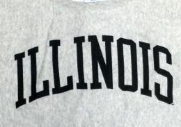 イリノイ ファイティング イリニ チャンピオン アーチ リバースウィーブ トレーナー (グレー) (スウェット地)/ Illinois Fighting Illini