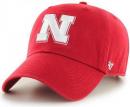 ネブラスカ コンハスカーズ '47BRAND ( フォーティーセブンブランド ) NCAA レガシー クリーンアップ スラウチ CAP (赤)/ Nebraska Cornhuskers