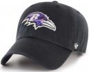 ボルチモア レイブンズ '47BRAND ( フォーティーセブンブランド ) NFL レガシー クリーンアップ スラウチ CAP (黒)/ Baltimore Ravens