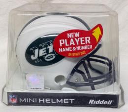 ブレッド・ファーブ ニューヨーク・ジェッツ グッズ リデル VSR4 レプリカ ミニヘルメット 2008 / NFL グッズ Brett Favre New York Jets VSR4 Mini Football Helmet 2008