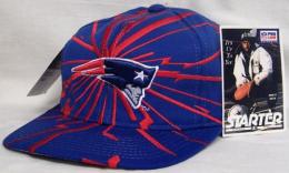 New England Patriots Starter Earthquake Vintage Snapback Cap NFL PRO LINE (Blue)/100% Wool