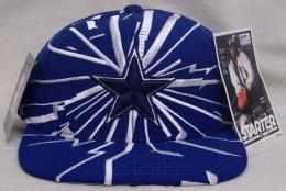 Dallas Cowboys Starter Earthquake Vintage Snapback Cap NFL PRO LINE (Blue)/65% Cotton 35% Polyester