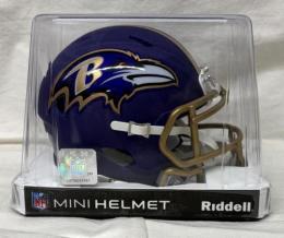 ボルチモア レイブンズ リデル レボリューション スピード レプリカ ミニヘルメット※'2026 オルターネイト版 / NFL グッズ Baltimore Ravens 2026 On-Field Alternate Speed Mini Helmet