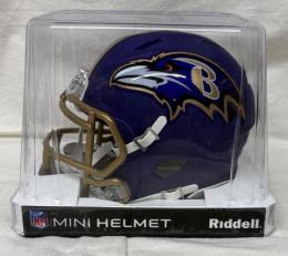 ボルチモア レイブンズ リデル レボリューション スピード レプリカ ミニヘルメット※'2026 オルターネイト版 / NFL グッズ Baltimore Ravens 2026 On-Field Alternate Speed Mini Helmet