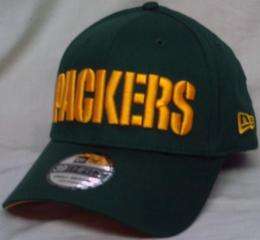 NFL グッズ NewEra / New Era ( ニューエラ ) " NFL '12 CAP HC Wishbone 39THIRTY FLEX Cap "/GreenBay Packers(グリンベイ パッカーズ)