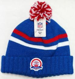 バッファロー ビルズ グッズ リーボック社 '2009 サイドライン AFL ボンボンニットCAP ※折有版(青)/ Buffalo Bills