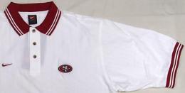 NFL グッズ NIKE ナイキ チーム ポロシャツ (白) / SanFrancisco 49ers ( サンフランシスコ フォーティーナイナース )