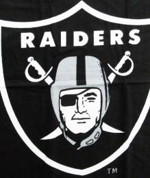 NFL グッズ テリモンド社 チームロゴタオル/ Okland Raiders / Los Angeles Raiders ( オークランド レイダース / ロサンゼルス レイダース )