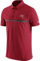 タンパベイ・バッカニアーズ グッズ ナイキ サイドライン エリート コーチズ ドライフィット ポロシャツ (赤)/ TampaBay Buccaneers Polo