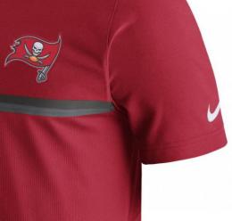 タンパベイ・バッカニアーズ グッズ ナイキ サイドライン エリート コーチズ ドライフィット ポロシャツ (赤)/ TampaBay Buccaneers Polo