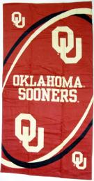 オクラホマ スーナーズ グッズ マッカーサー TEAMビーチタオル/ Oklahoma Sooners