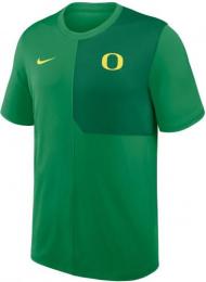 オレゴン ダックス ナイキ '25 サイドライン UVカットTシャツ (ドライフィット版) (アップルグリーン)/ Oregon Ducks