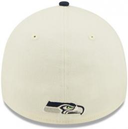 シアトル シーホークス ニューエラ NFL '2022 サイドライン ホーム ツートン 39 Thirty FLEX CAP(白/紺)/ Seattle Seahawks