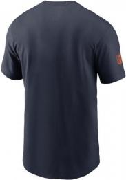 シカゴ ベアーズ ナイキ '25 サイドライン コットン ドライフィットTシャツ (紺) / Chicago Bears
