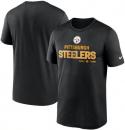 ピッツバーグ スティーラーズ ナイキ '22 レジェンド コミニティ ドライフィットTシャツ (黒) / Pittsburgh Steelers