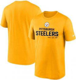 ピッツバーグ スティーラーズ ナイキ '22 レジェンド コミニティ ドライフィットTシャツ (黄色) / Pittsburgh Steelers