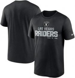 ラスベガス レイダース ナイキ '22 レジェンド コミニティ ドライフィットTシャツ (黒) / Las Vegas Raiders