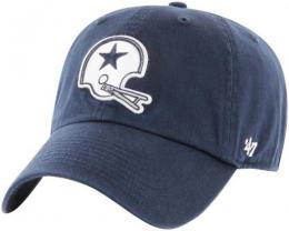 ダラス カウボーイズ '47BRAND ( フォーティーセブンブランド ) NFL レガシー クリーンアップ スラウチ CAP (紺)※ヴィンテージヘルメット柄/ Dallas Cowboys