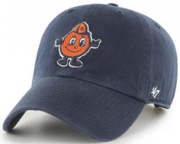 シラキュース オレンジ '47BRAND ( フォーティーセブンブランド ) NCAA レガシー クリーンアップ スラウチ CAP (紺)※オットーロゴ版/ Syracuse Orange
