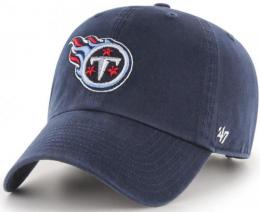 テネシー タイタンズ '47BRAND ( フォーティーセブンブランド ) NFL レガシー クリーンアップ スラウチ CAP (紺)/ Tennessee Titans