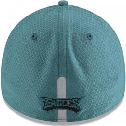 フィラデルフィア イーグルス グッズ ニューエラ NFL '18 サイドライン トレーニングキャンプ 39 Thirty FLEX CAP (ミッドナイトグリーン)/ Philadelphia Eagles