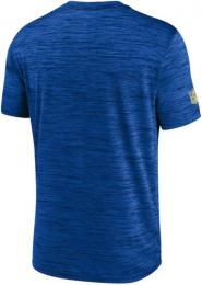 ロサンゼルス ラムズ ナイキ '24 サイドライン ベロシティ Tシャツ1 (ドライフィット版) (青) / Los Angeles Rams