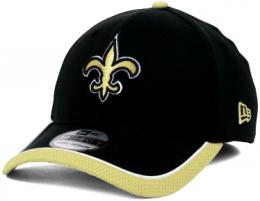 ニューオーリンズ セインツ ニューエラ サイドライン オンフィールド 39 Thirty FLEX CAP (黒/ゴールド) / New Orleans Saints